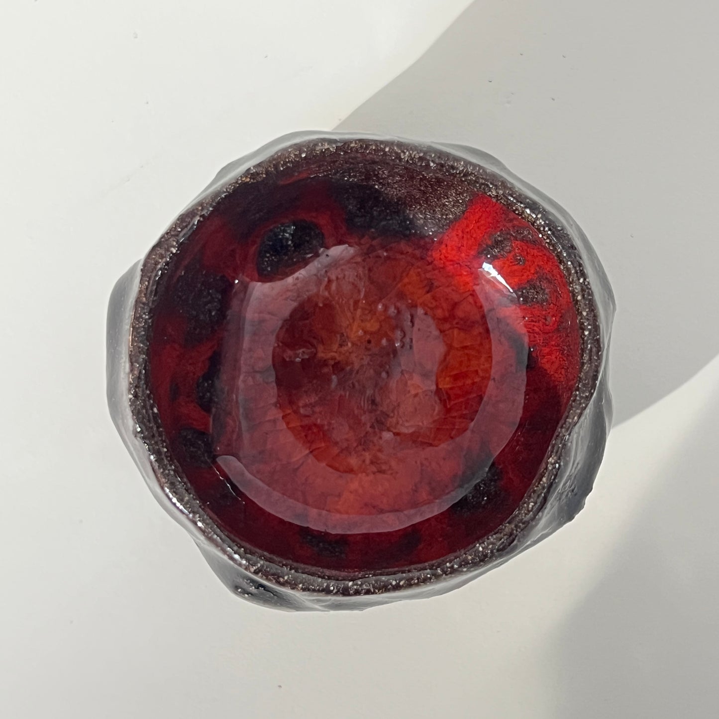 Small lava rock cup