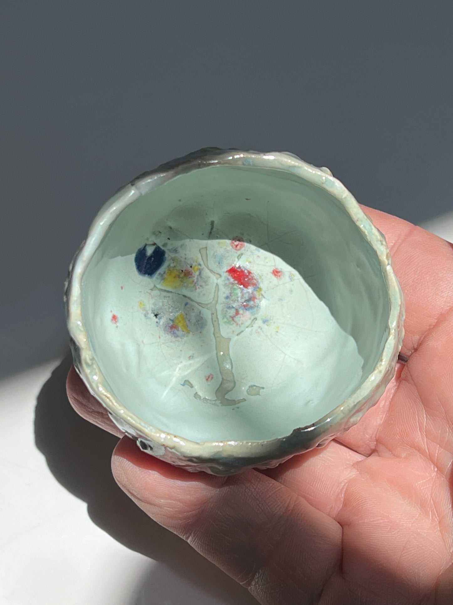 Small celadon glazed cup